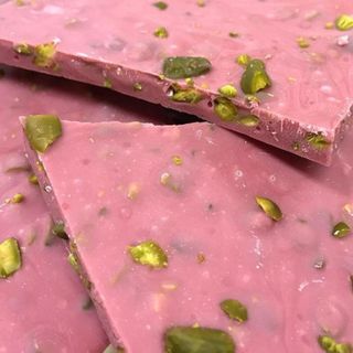 Pink chocolate pistachio